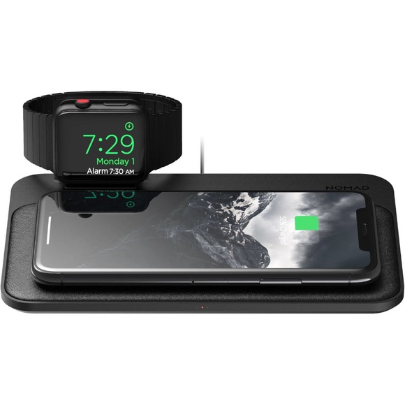 Nomad - Wireless Charging Pad for iPhone and Apple Watch - Black - Picture 2 of 5